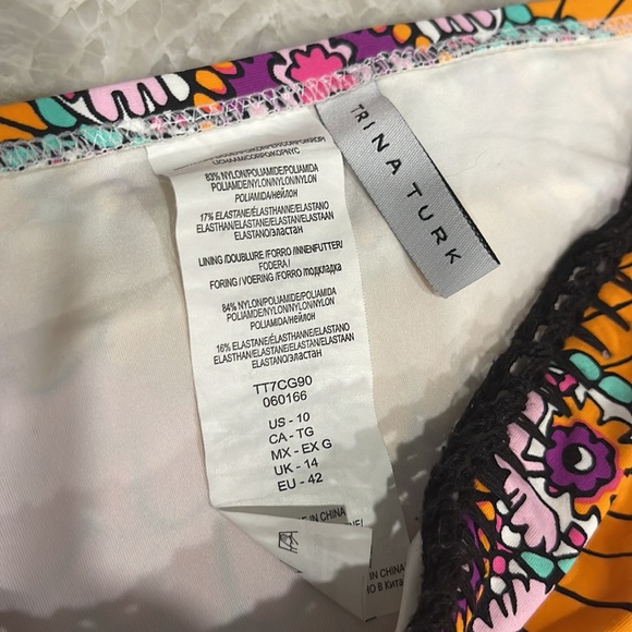 Trina Turk Ibiza Bikini -Size 10 EUC - Picture 3 of 12